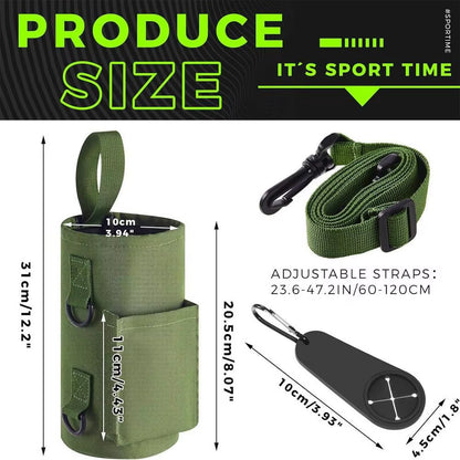 Magnetic Gym Phone Sling Bag for Men and Women - Versatile Crossbody Organizer for Earphones, Keys, and Water Bottles