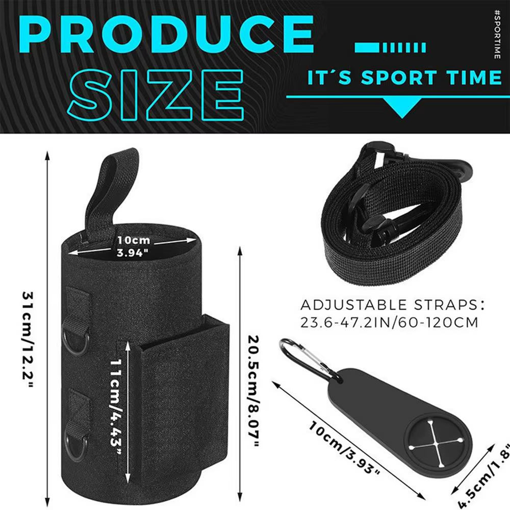 Magnetic Gym Phone Sling Bag for Men and Women - Versatile Crossbody Organizer for Earphones, Keys, and Water Bottles